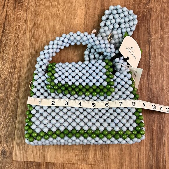 NWT Kate Spade x Target Collab Beaded Handbag in Blue and Green - Picture 10 of 14